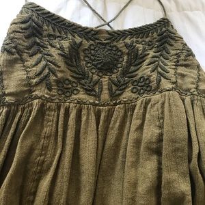 Free people green tank